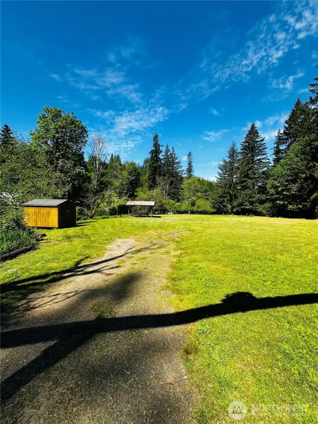 Community park across the street from gate