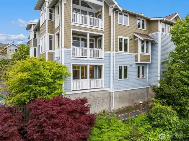 Your private covered deck off of your beautiful home.