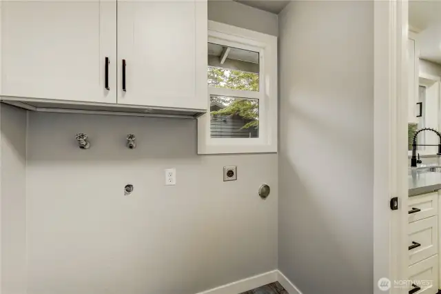 Landry . It have a Washer and Dryer.