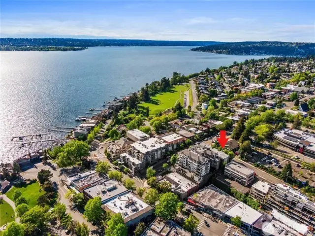 Aerial of Location of Waterview Condos