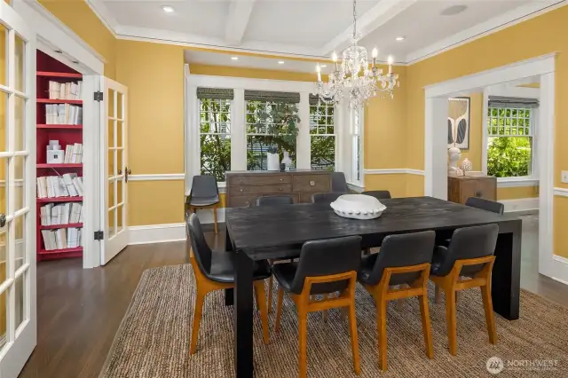 Paint colors in the living, dining & foyer are more vibrant in person than photos show.
