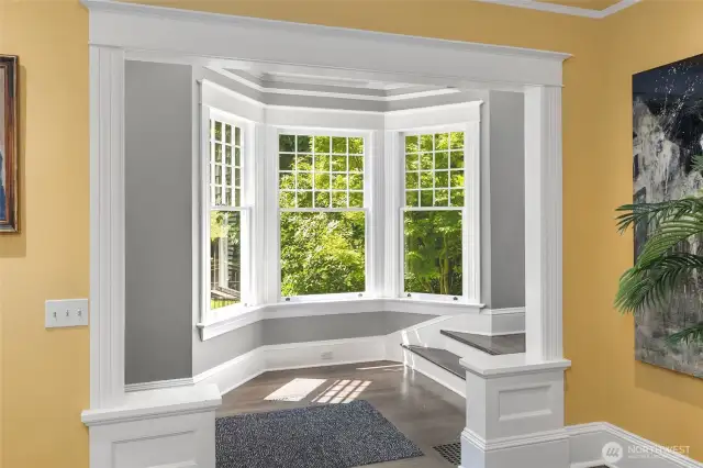 Paint colors in the living, dining & foyer are more vibrant in person than photos show.