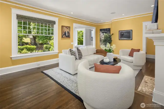 Paint colors in the living, dining & foyer are more vibrant in person than photos show.