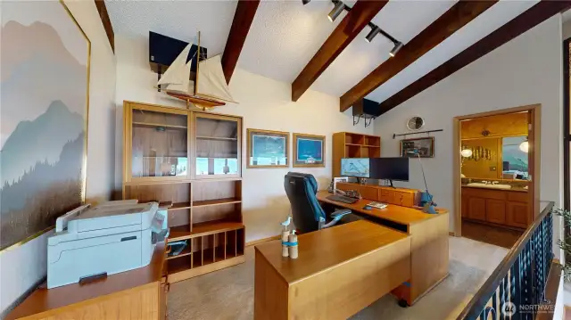 Loft-style office ideal for creative studio, or flex space with convenience and style.