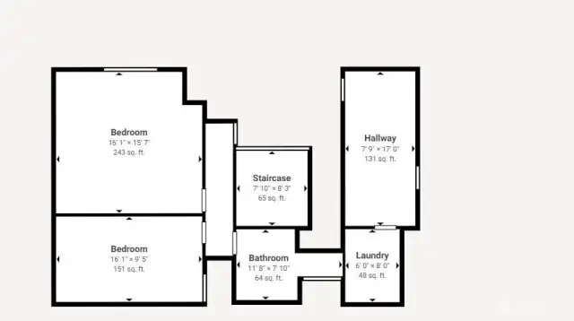 Lower Floor Plan - Deep 2 car garage not showing in floor plan