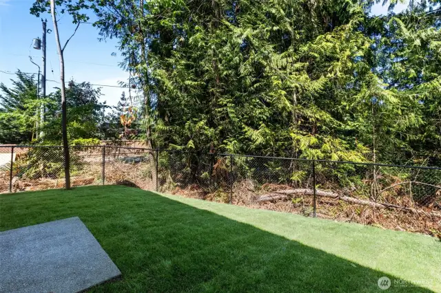 patio and backyard on every home.