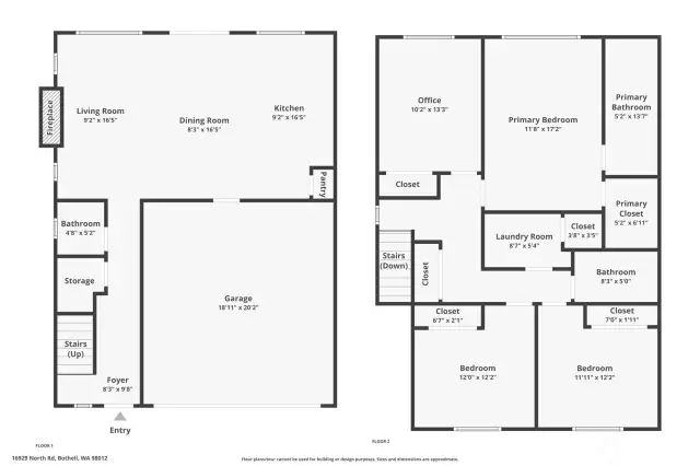 Modern floor plan