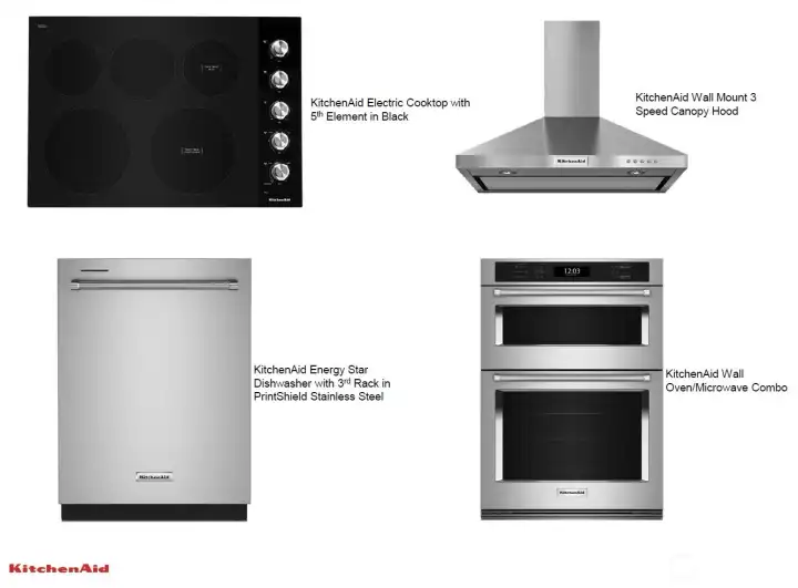 rendering of materials to be installed, not actual home