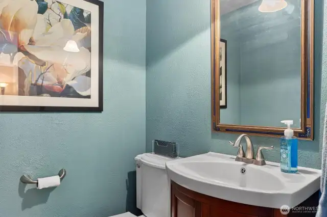 Downstairs half bath