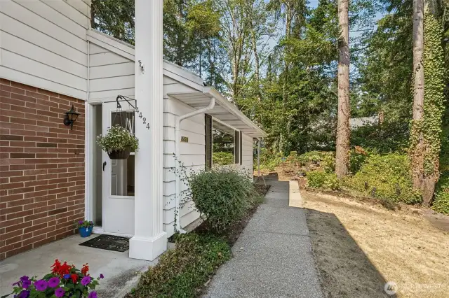 Front entrance of home.  Each home has a separate entrance.
