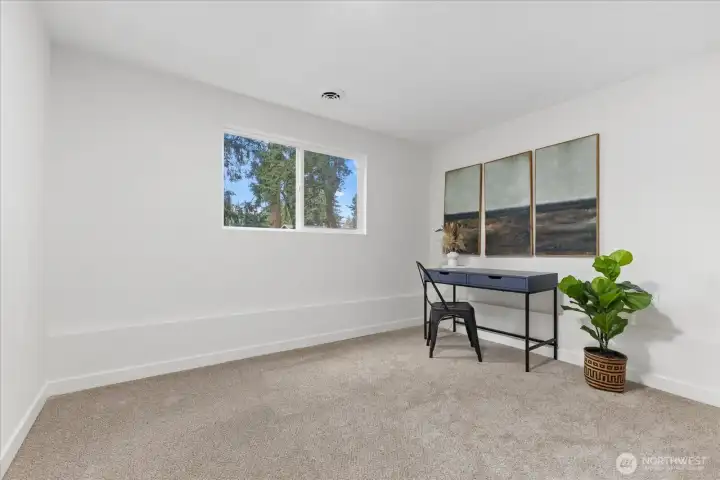 4th bedroom in basement.