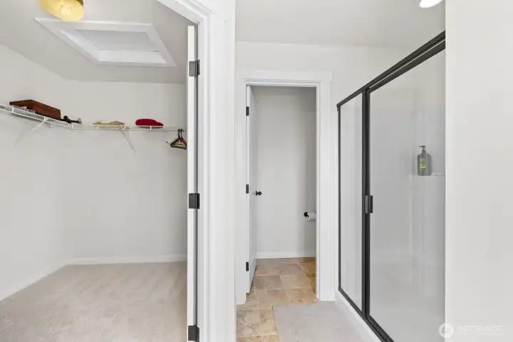 Master bath & closet