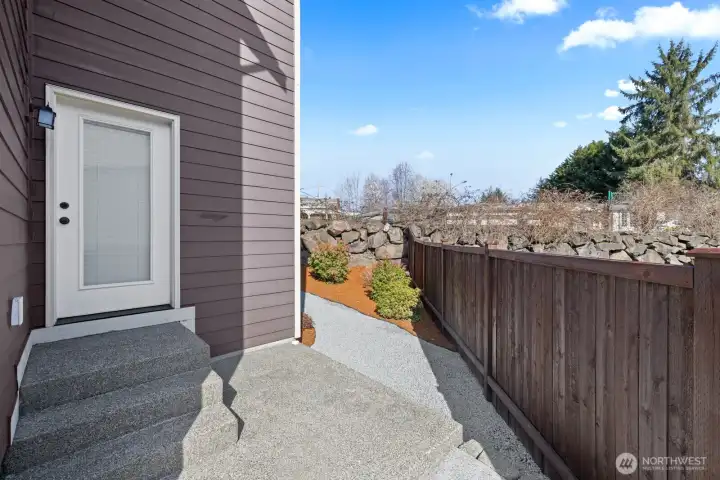 Back patio