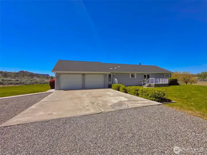This classic rambler offers 3 bedrooms and 2 bathrooms, and an attached two-car garage.
