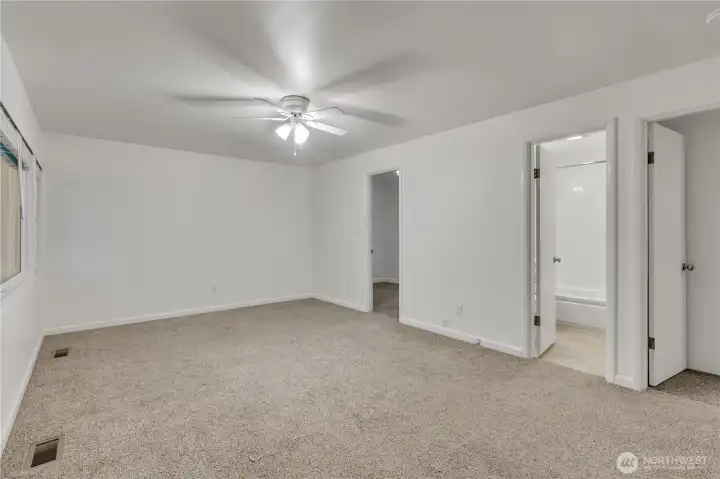 Unit C... another view of living room