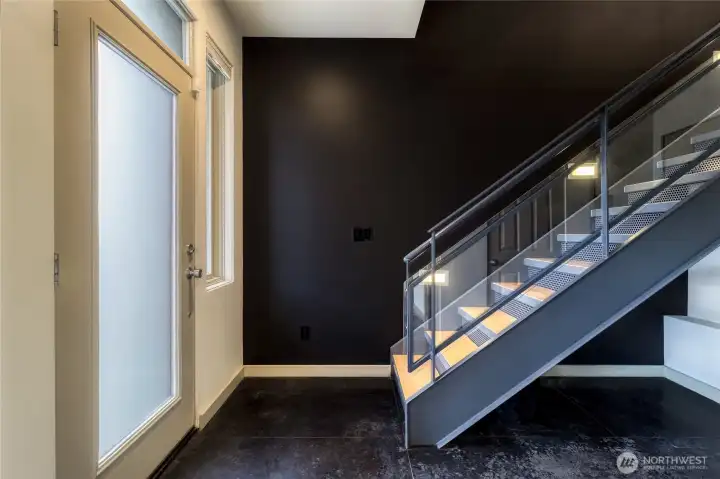 Stairway to Second Floor