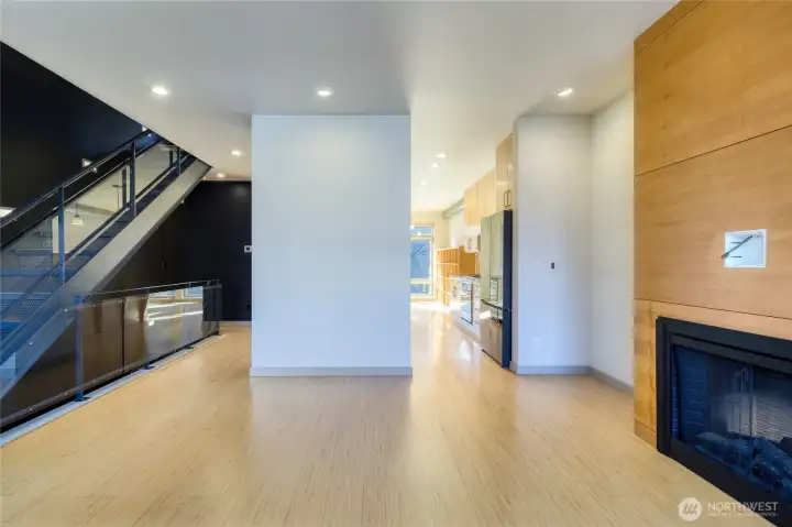 Living Room Open to Kitchen