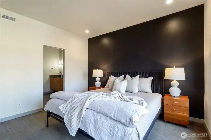 Accent Wall in Primary Bedroom