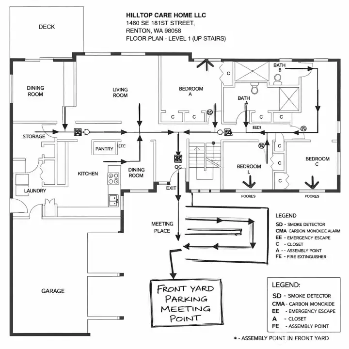 Upper level Plan