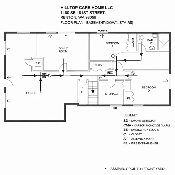 Lower level Plan