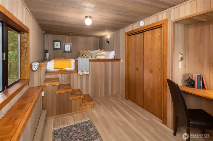 Lower level bedroom.