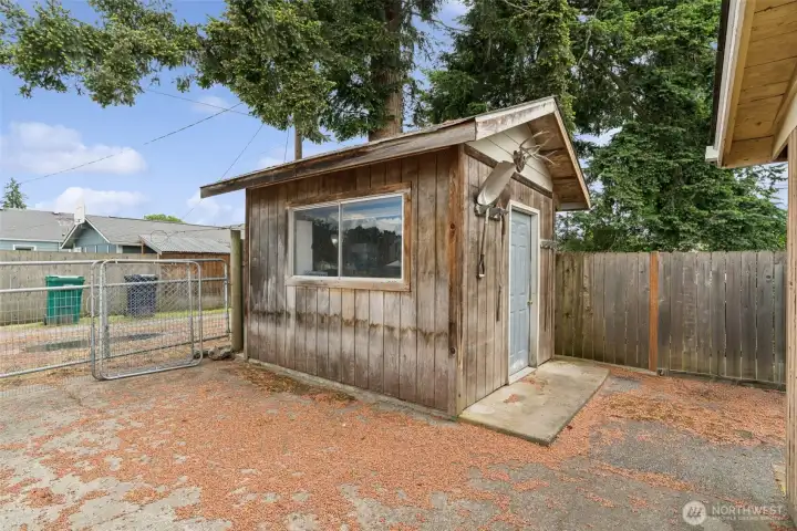 outbuilding offers exceptional potential for a workshop, storage, or hobby space. outbuilding offers exceptional potential for a workshop, storage, or hobby space.