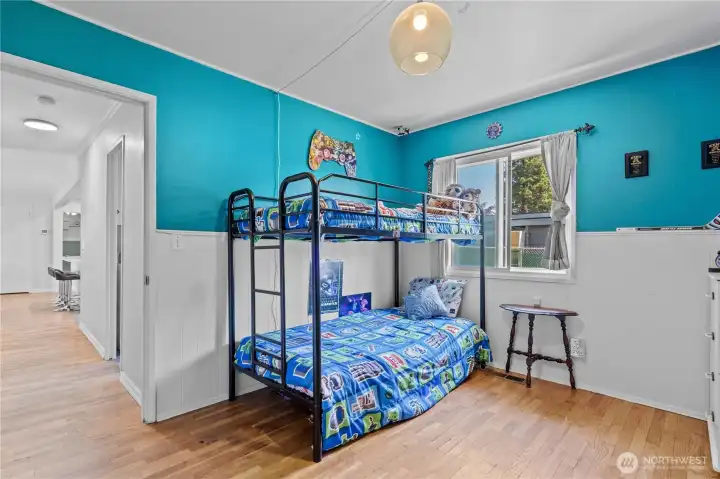 Second bedroom is on the main level.