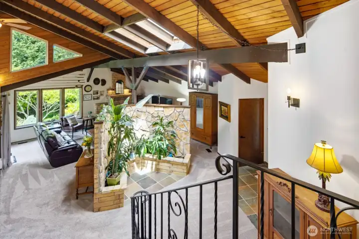 Beautifully updated with perfectly blended modern architecture with natural surroundings
