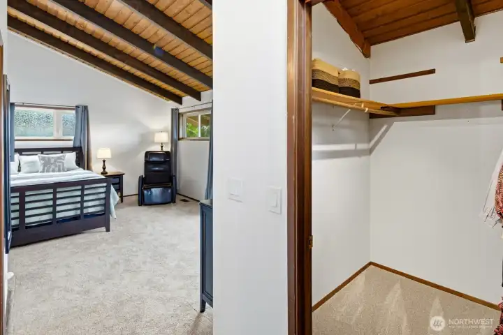 Primary Suite walk-in closet plus 2 additional closets