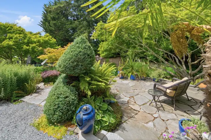 Everywhere you look are new magic garden touches