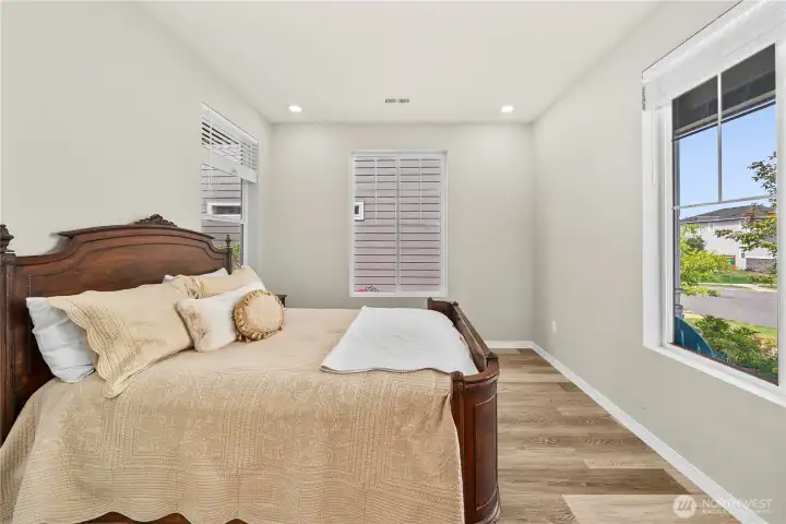 Flex room perfect for an office or for a guest.