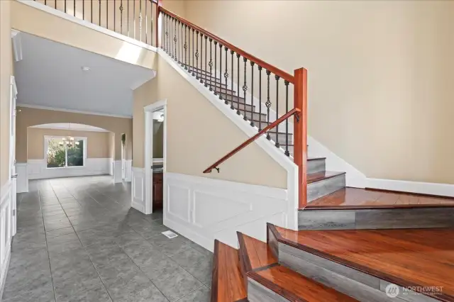 View of the beautiful staircase