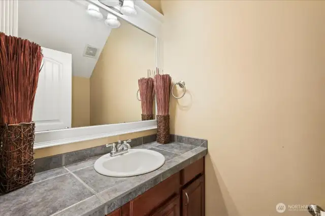 1/2 bathroom downstairs