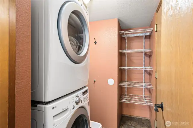 Very user-friendly laundry area :)
