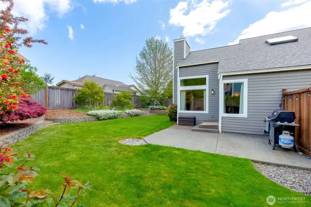 Imagine grilling and sunning here all summer... or maybe add a garden?
