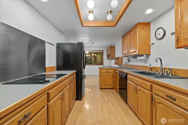 Galley still kitchen is absolutely the most functional, chefs kitchen. Pantry closet is large, to right, not pictured.