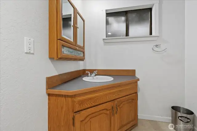 Primary Bath with shower.