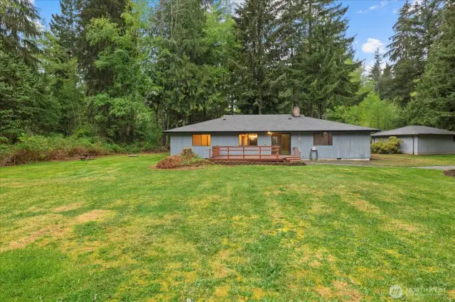 Garden, farm, clear space for hobbies, make this home a sanctuary of your visions.