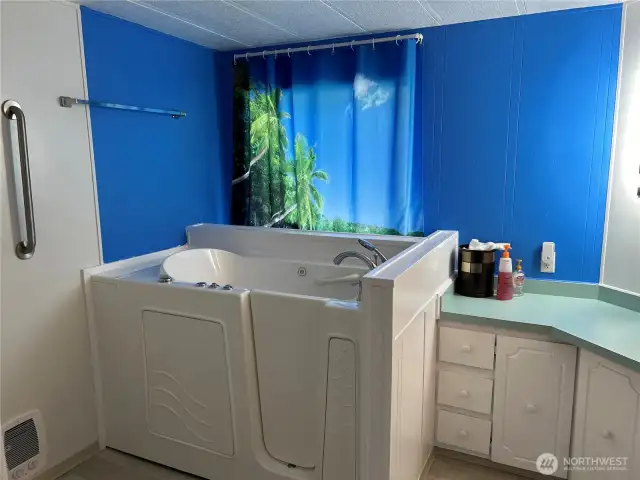 Primary bath w/working jacuzzi