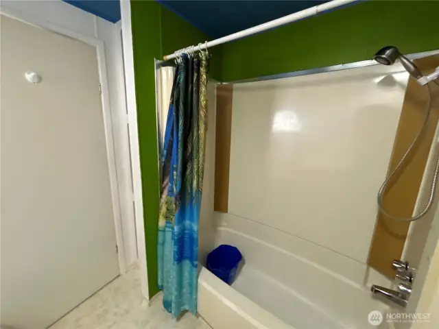 Tub in guest bath