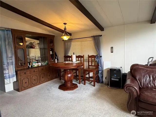 Dining room w/hutch