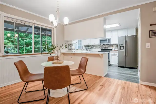 Dining arrea and kitchen
