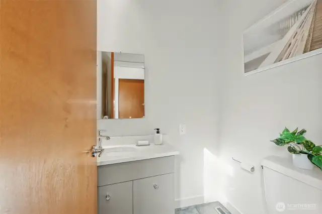 1/2 bath on main level