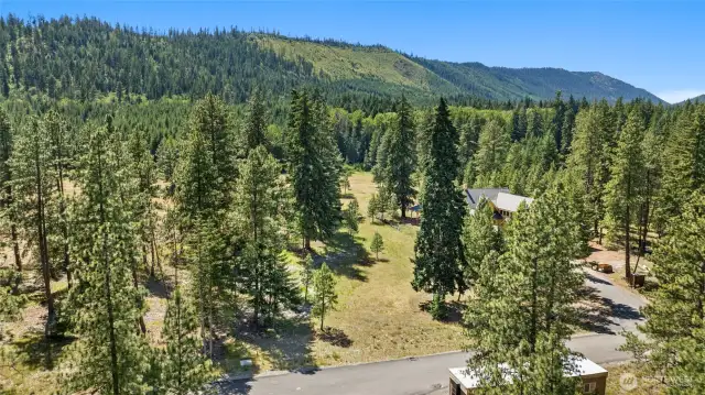 Aerial view of property