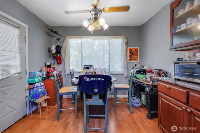 Eat in kitchen area, also nice sized
