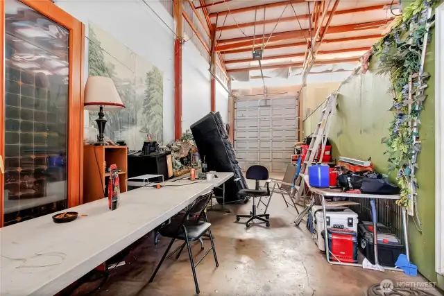 RV garage area