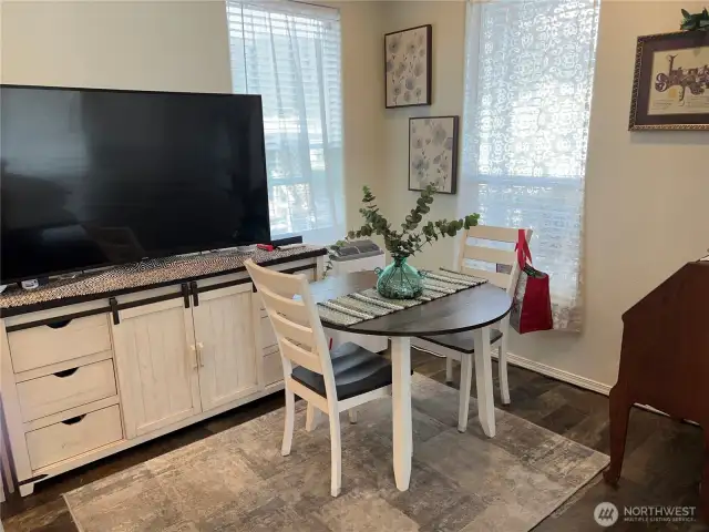 Eating area.
