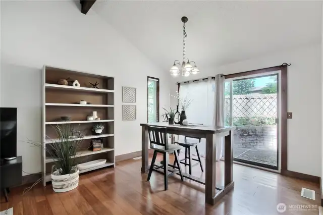 Dining room area