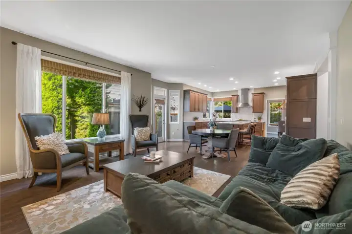 Family room view