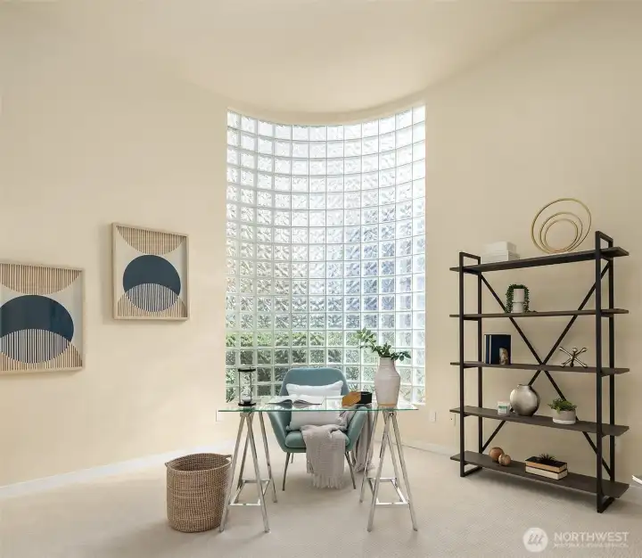 Main Floor Office/Den or 4th Bedroom, if Closet is Added